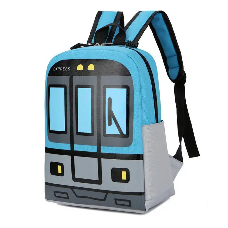 面白い3d電車漫画バックパック学生バックパックスクール Buy バックパック学校 学生のバックパック Product On Alibaba Com
