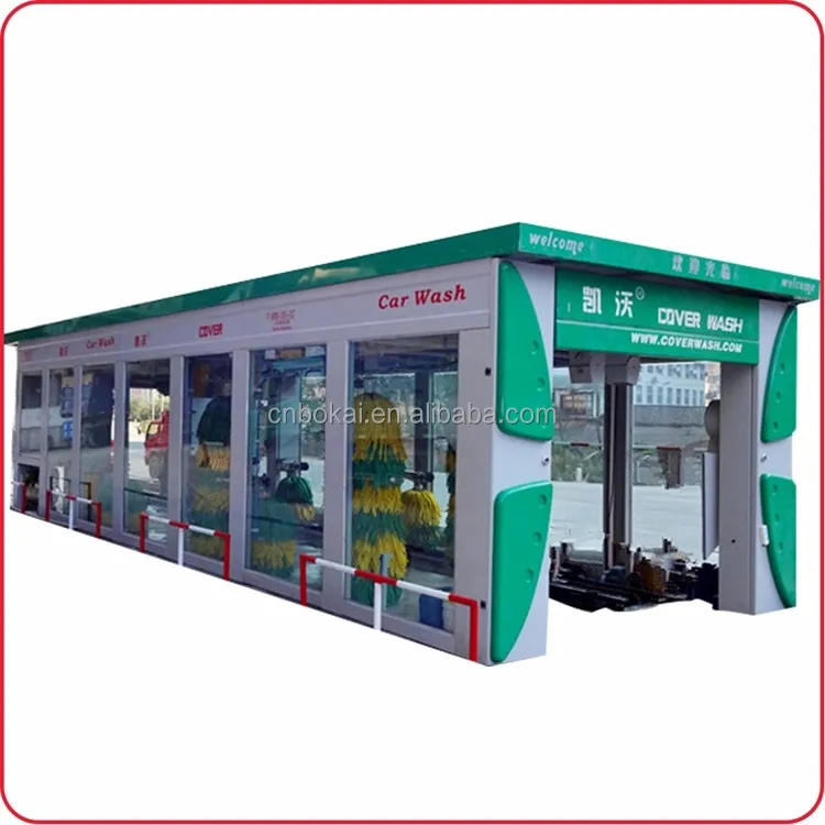Lavadero De Autos Small Mobile Automatic Tunnel Car Wash Machine for Bridge Material and Car Washer Type Pdq Laserwash 360
