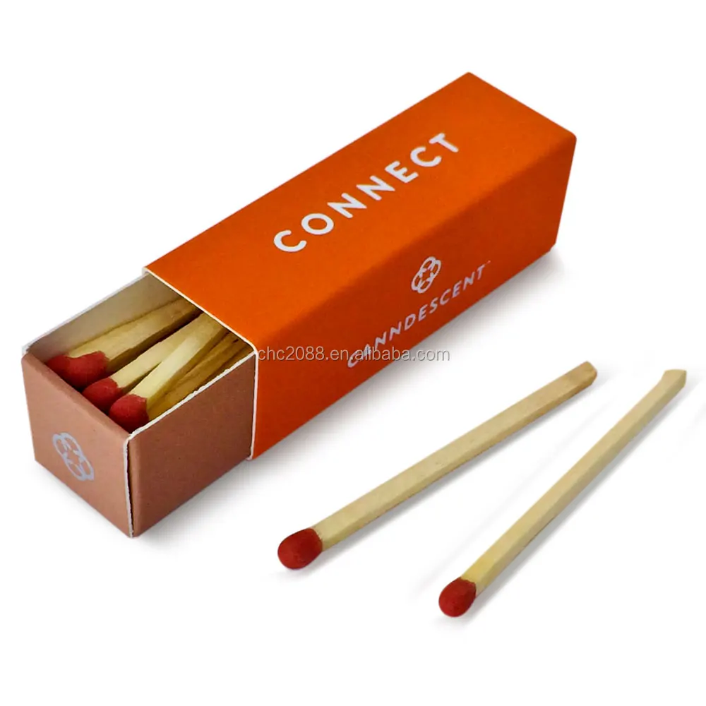 Personalized Red Lipstick Matchboxes Colorful Lip Stick Matches Box Package