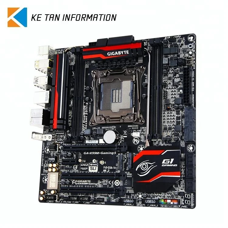 Десктопная игровая Материнская плата GIGABYTE Intel GA-X99M-Gaming 5 64G DDR4 LGA