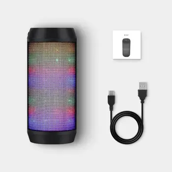 Cheap Portable Wireless Speakers LED color changing light 8H Playtime Build-in Mic the best bluetooth speaker with bluetooth