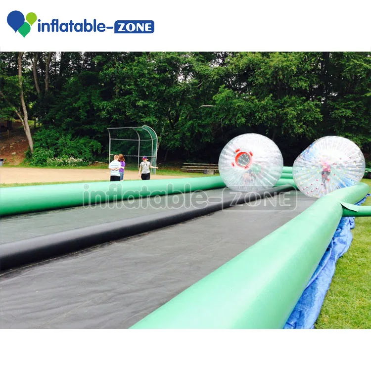 outdoor inflatable walking ball race track,double row long