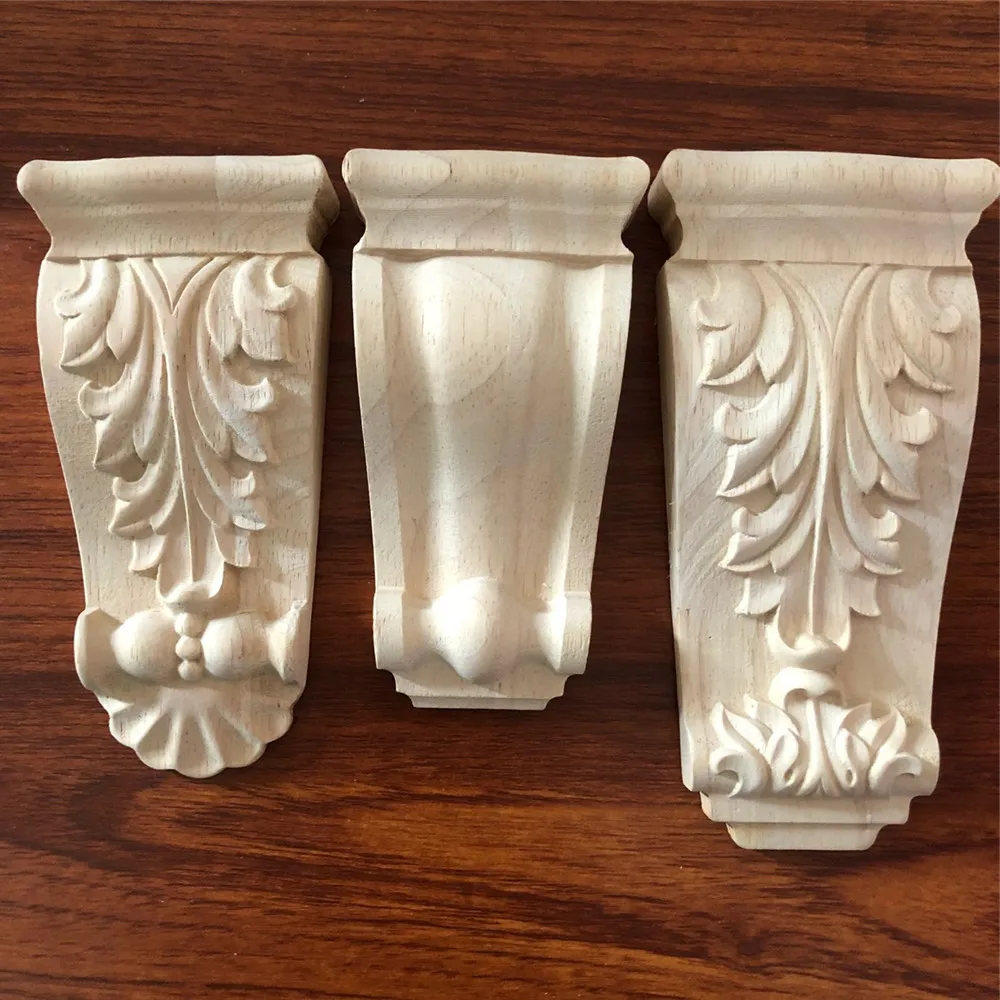 Unfinished Wood Medium Pilaster Corbel