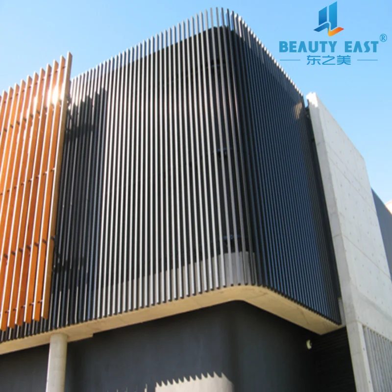 Facade Wall Cladding Materials Aluminum Solid Panel
