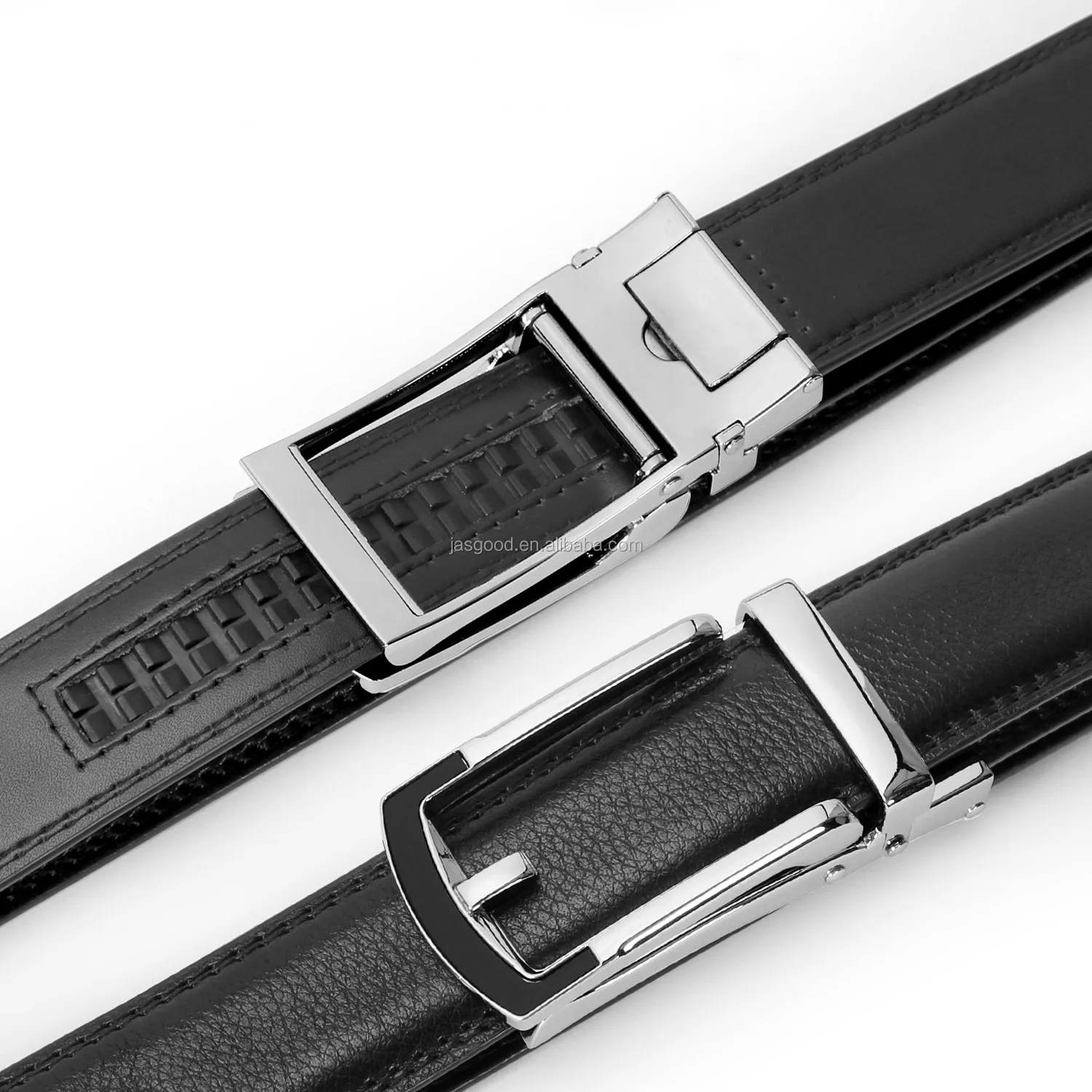 Popular 100 Genuine Leather Cowboy Ratchet Belt For Men With Automatic Buckle Buy Men Leather