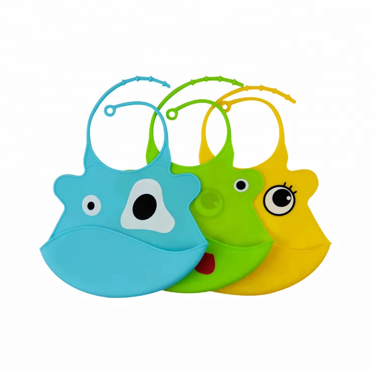 Китай поставщиков FDA оптовая водонепроницаемый пользовательские печатные логотип мультфильм силиконовые нагрудником