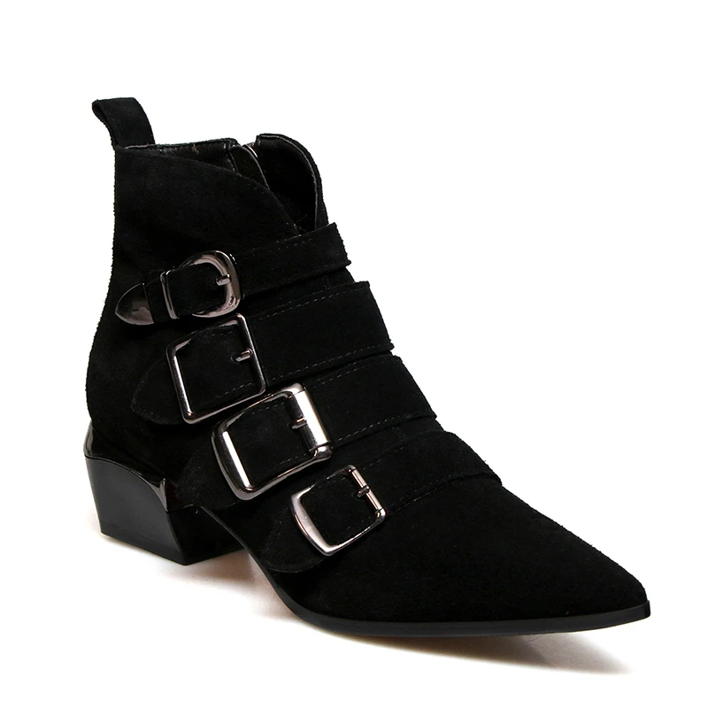 Punk Boots,Ankle Boots,Motorcycle Boots 