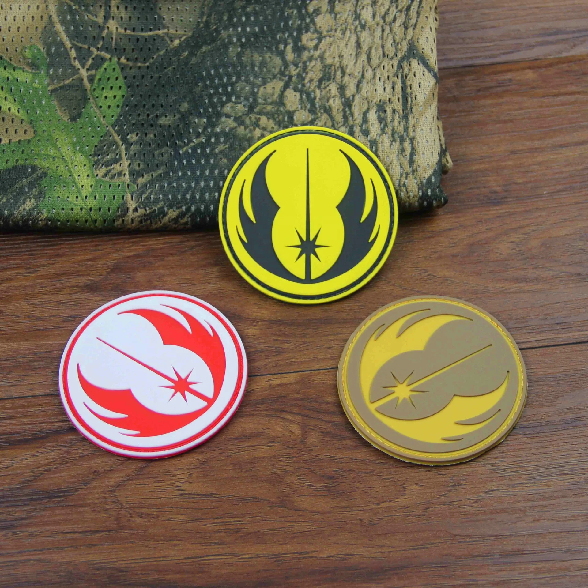 Customized 3D Raised Logo PVC Rubber Patch