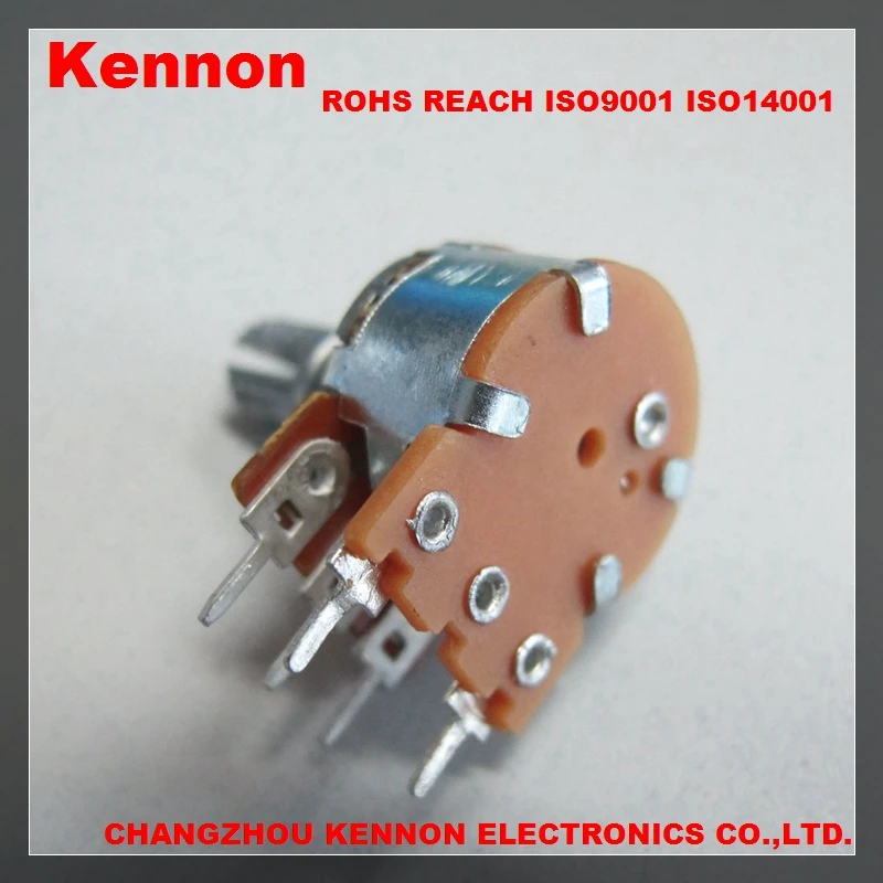 Rotary Potentiometer with Switch for Fan Speed Control B500K B20K Alpha Potentiometer PCB Pin
