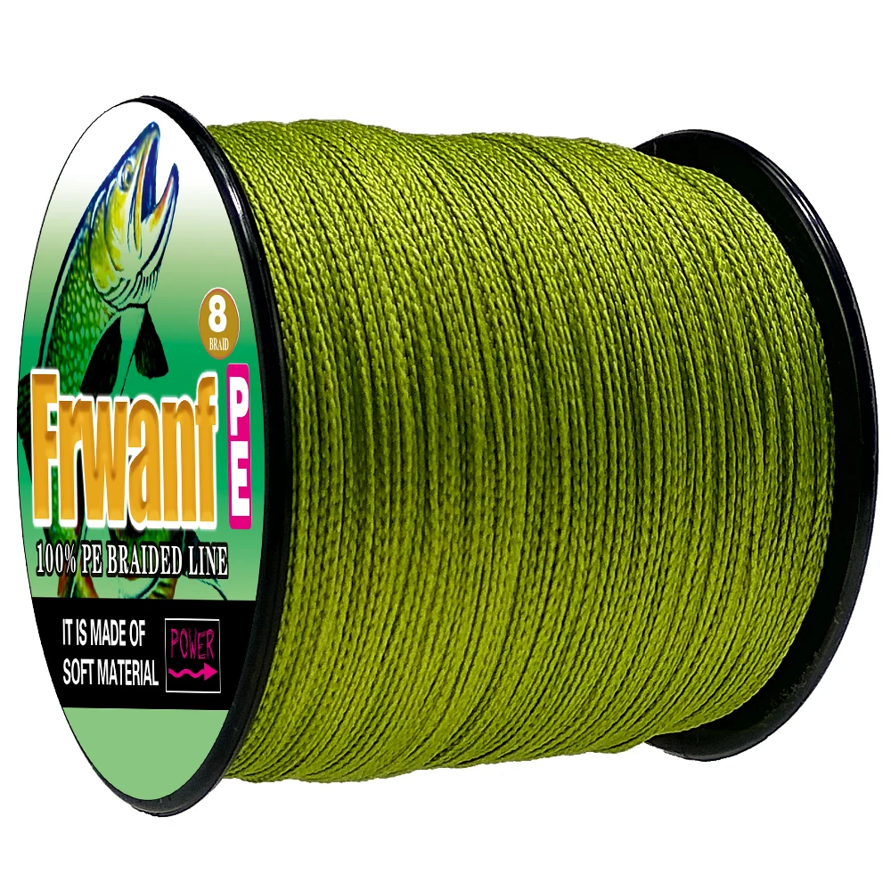 frwanf braided fishing line Optic Orange 8X- No Fade Cast further Frwanf 100M 8 Strands 6-300LB