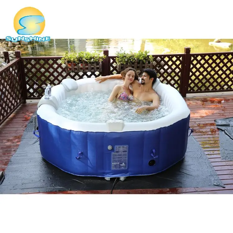 Sunshine Pvc Inflatable Hot Tub Spa Swim Pool Outdoor Hot Tub Spa Swim