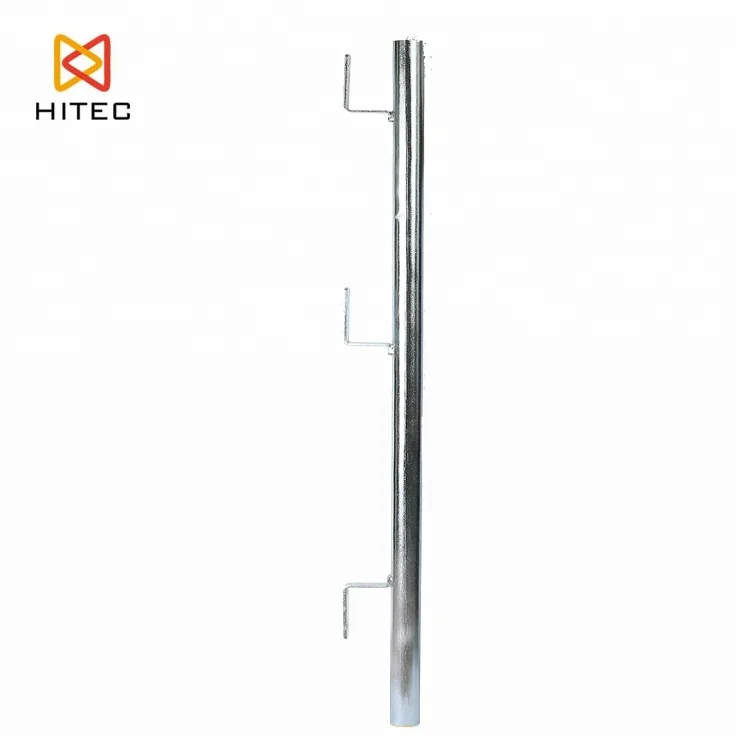 Scaffolding Parts Used Second Hand square Tube Adjustable Steel Guardrail Post Handrail for Sale