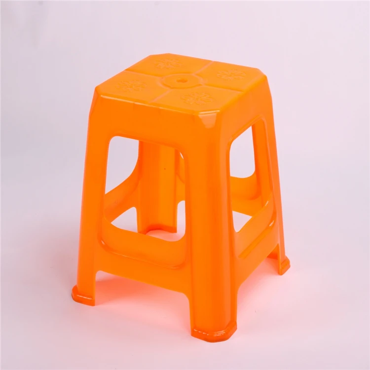 Высококачественный пластиковый квадратный табурет разных цветов по низкой цене