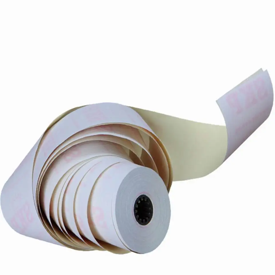 2 Ply Continuous Carbonless Printing Paper Color Register Paper Roll