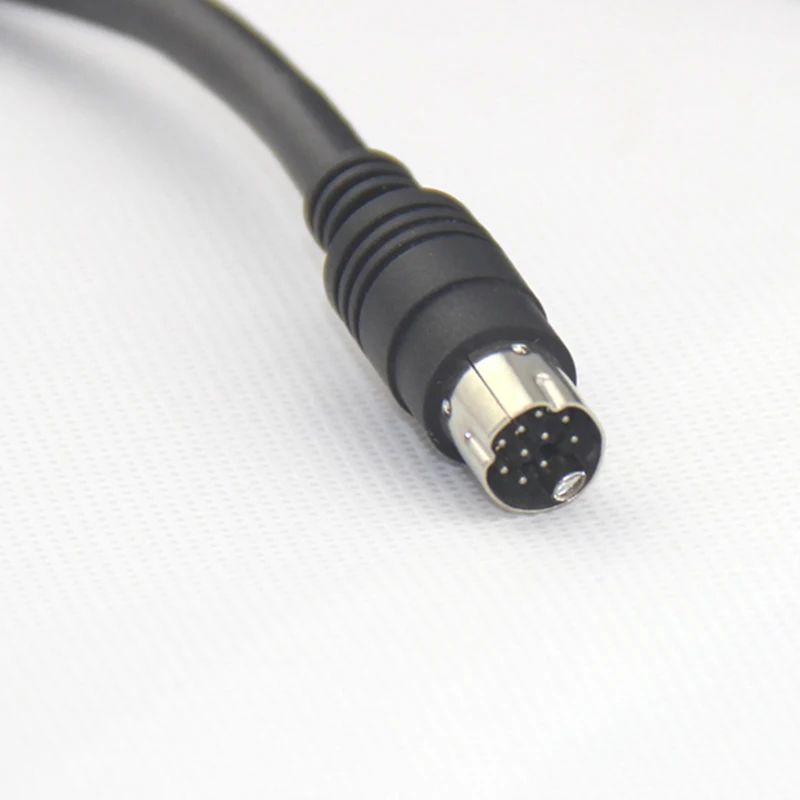 10 Pin Mini Din to 3RCA AV Cable