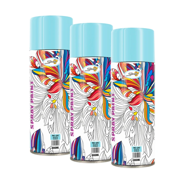 
Цветная аэрозольная краска на заказ, Быстросохнущий и прочный аэрозольный распылитель краски для автомобиля 