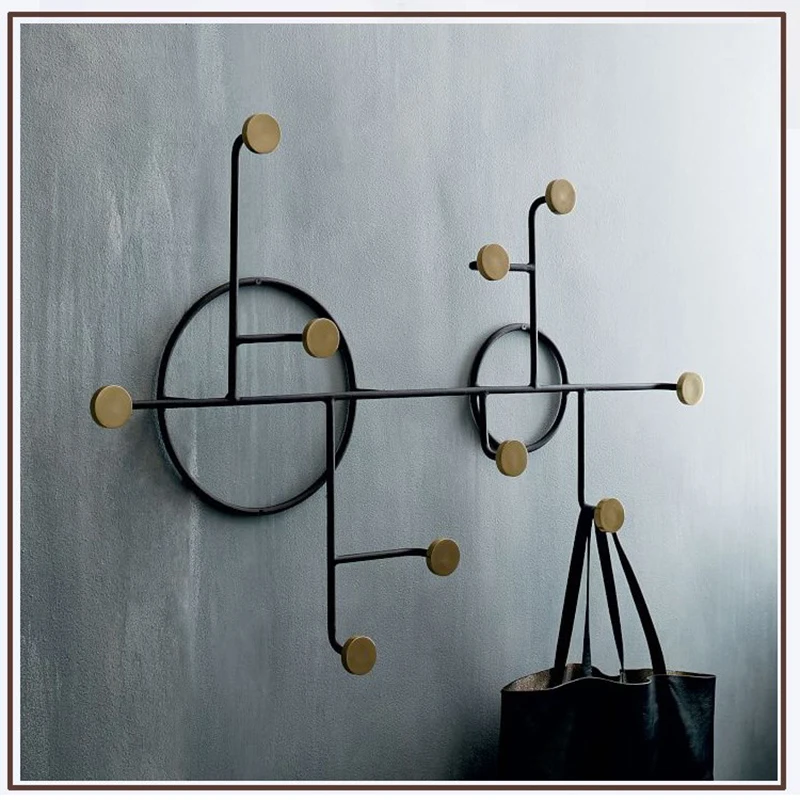 
Household wall foyer European style wall bed coat hook wall hanging 