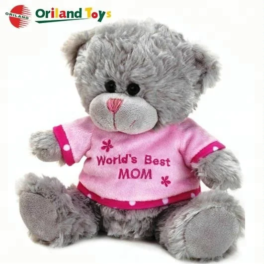 grey and pink teddy bear