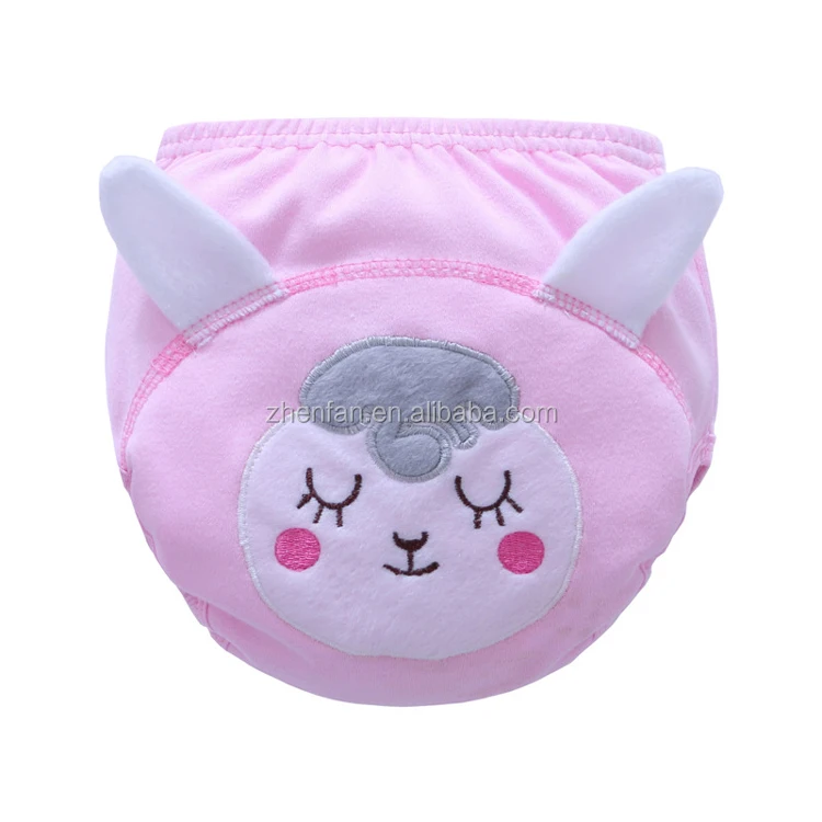 2024 New Design Animal Pattern 3 Layers Waterproof 100%cotton Baby Diaper