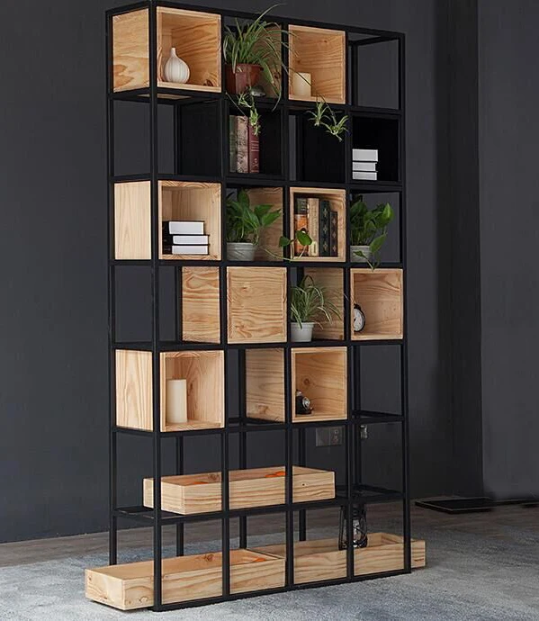 square bookcase shelves