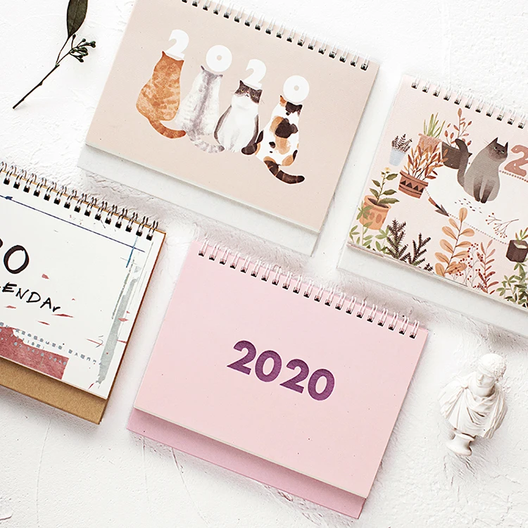 
 Лучшее качество, офисный спиральный Печатный Настольный календарь  