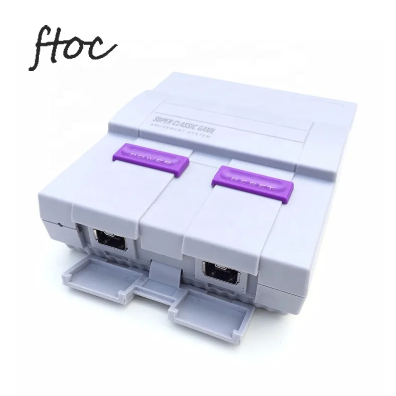 ТВ Ретро видео игровая консоль встроенные 660 классических игр AV выход для SN ES с двойными контроллерами