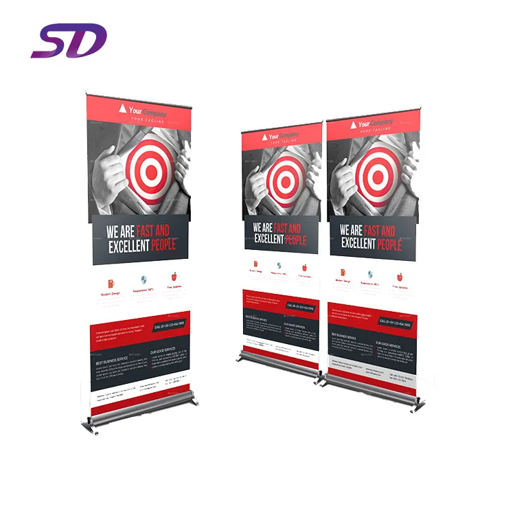 
 Наружный, оптовая продажа, выдвижной стенд для баннеров размера под заказ  