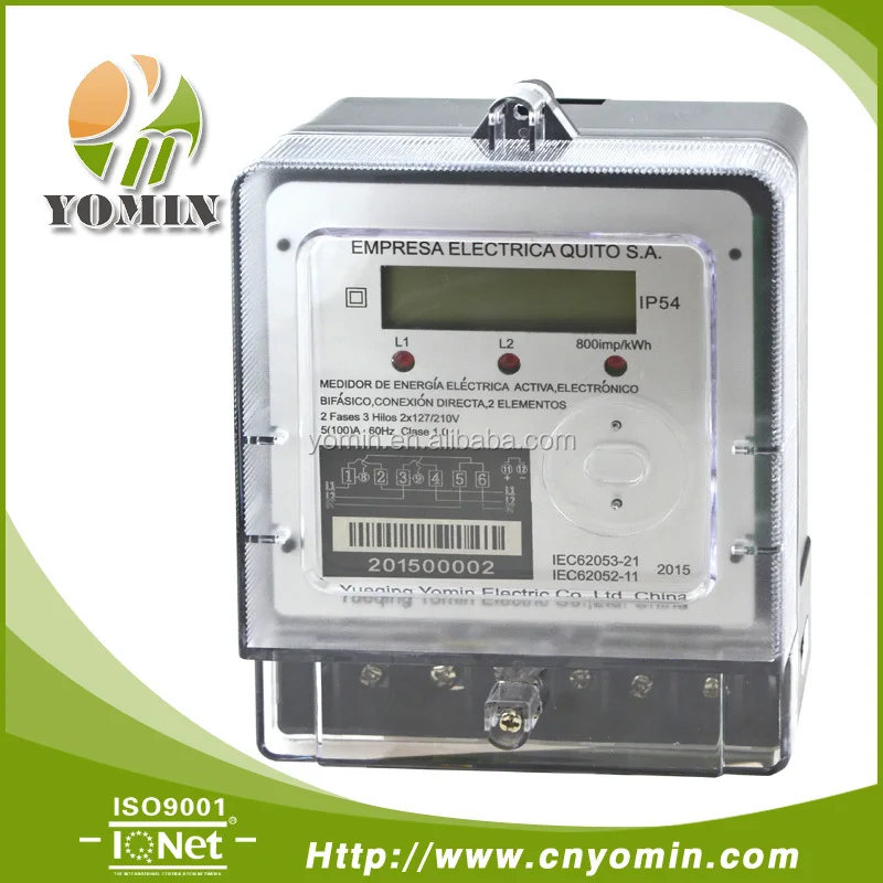 Iso 9001 Fábrica Yem321 Bidireccional Eletronic Activo Display Lcd Medidor De Energía Buy Yem321 Bidireccional Electrónico Contador Energía Pantalla Lcd Product on