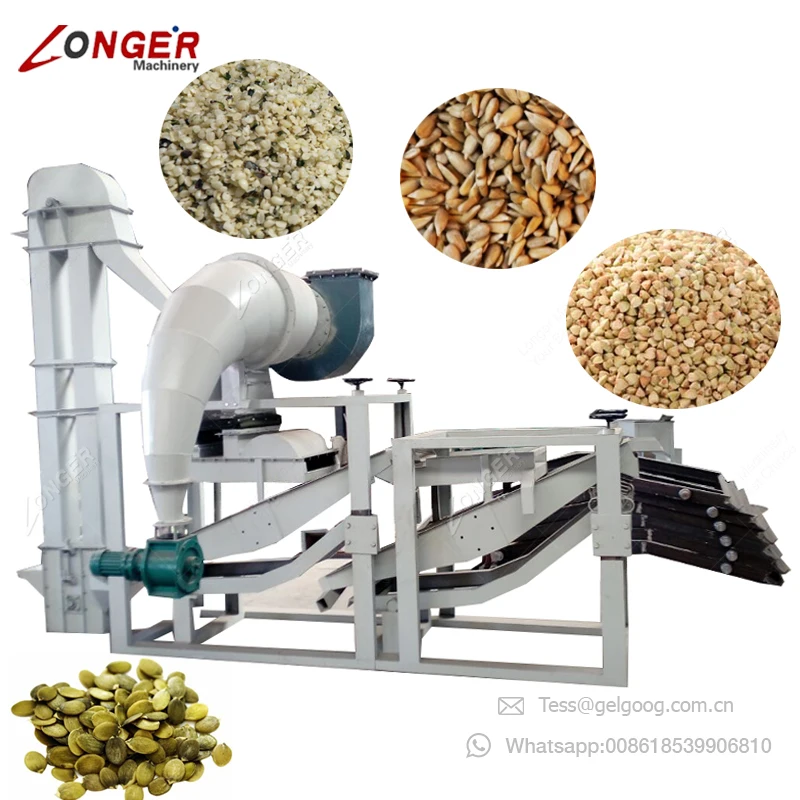 Automatic Watermelon Seeds Peeling Shelling Machine Sunflower Seed Hulling Line