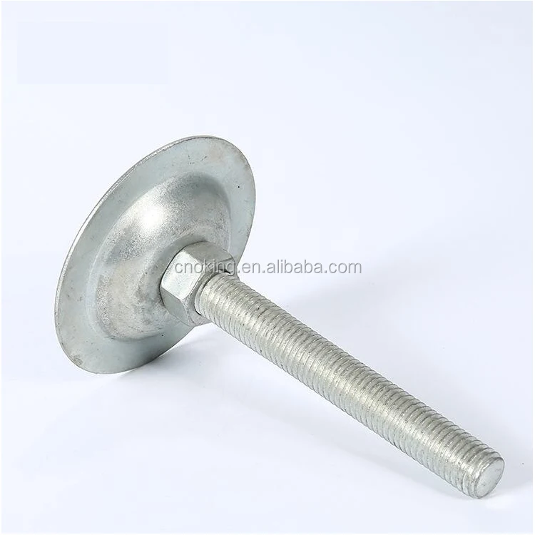 316 Full Thread Fanged Elevator Bolt with Nut