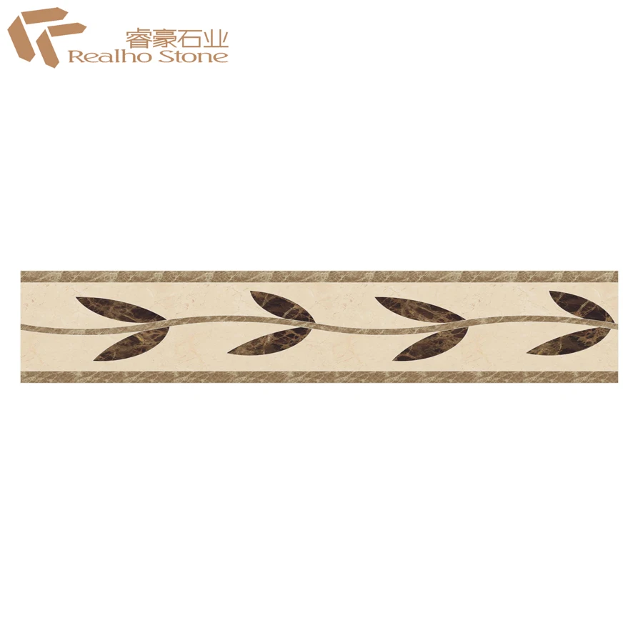 Italian Marble Flooring Border Designs for Door and Floor