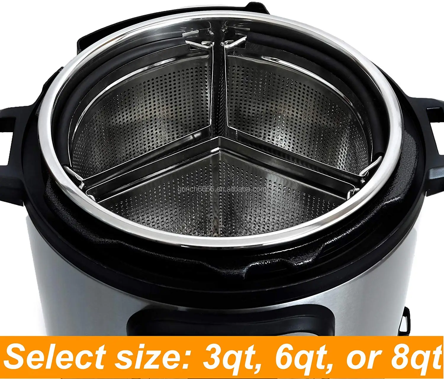 Hatrigo 6-Quart Steamer Basket Compatible with Instant Pot Pressure Cooker  