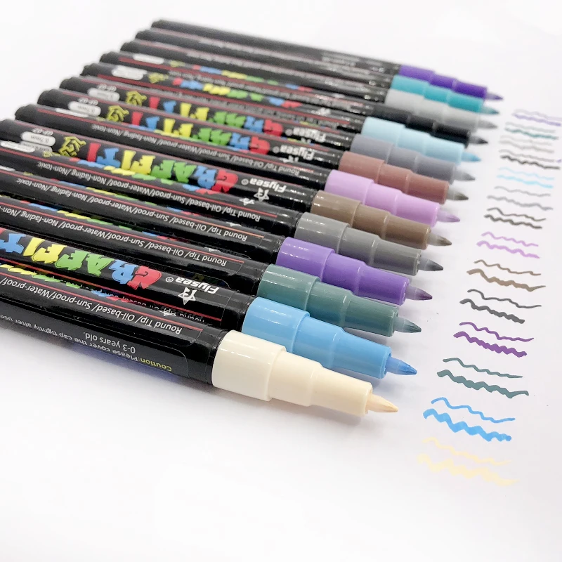 Pintasa Premium Acrylic Paint Pens | Extra Fine 0.7mm-1mm