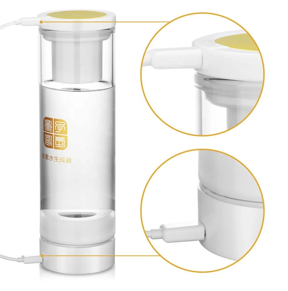 Spin Quantum Low Frequency Molecular Resonance Hydrogen Drinking Water Bottle Cup 500ml Improve Gastrointestinal Diseases