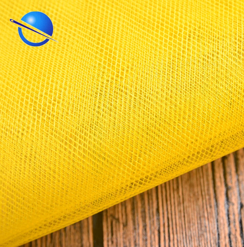 100% полиэстер 40D прозрачная легкая сетка дешевая американская Тюлевая сетчатая ткань ролл москитная сетка для свадебного платья Распродажа