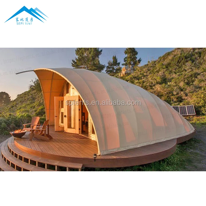 Easy quick assembly custom outdoor glamping tent suites luxury safari hotel tent