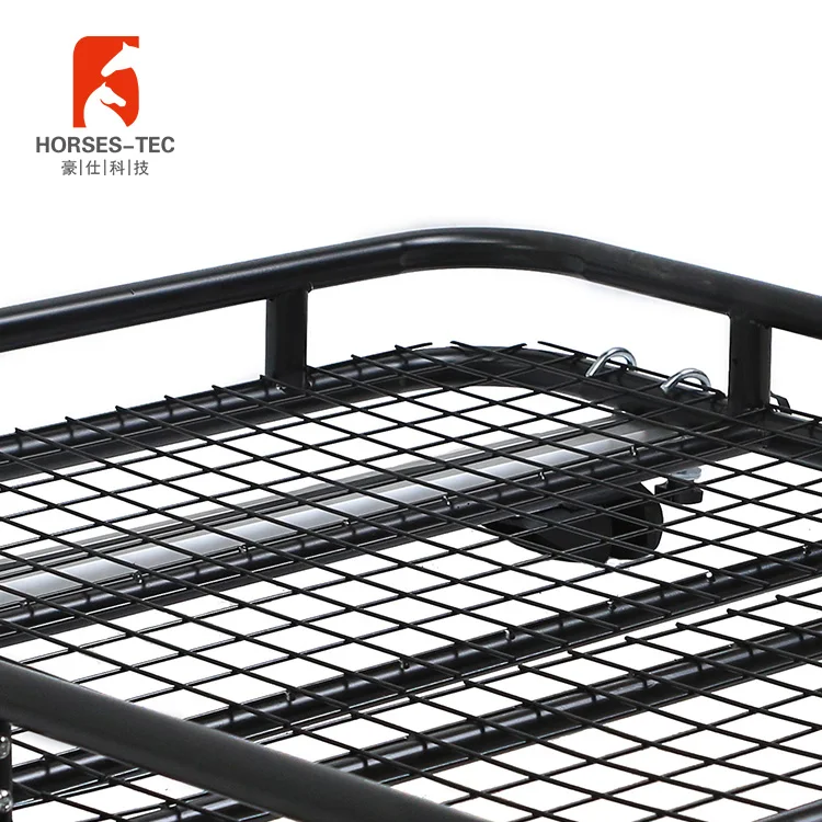 
Универсальный стальной багажный стеллаж на крышу автомобиля, корзина для перевозки груза 