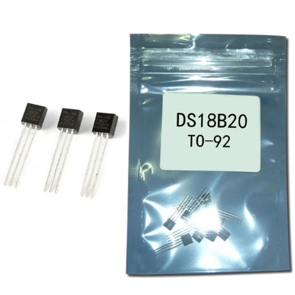 10pcs/lot sensor electronic chip ds18b20 to-92