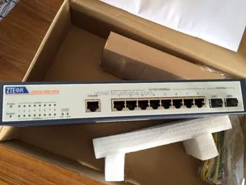 ZXR10 1660-10TS-AC Switch - 8 GE RJ45+2 GE SFP Web-managed
