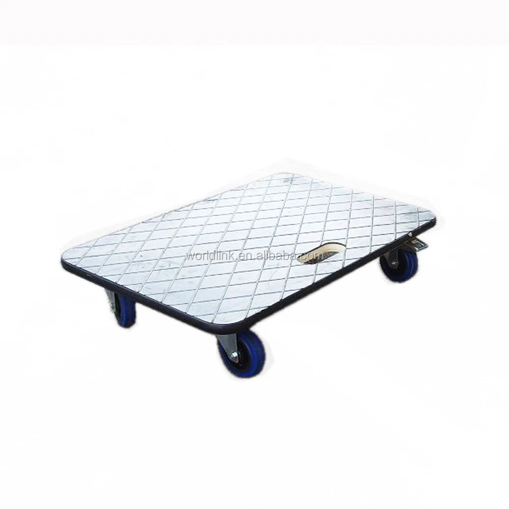 4 Heavyduty Wood Wheels Moving Plywood Dolly Trolley Premium Hand