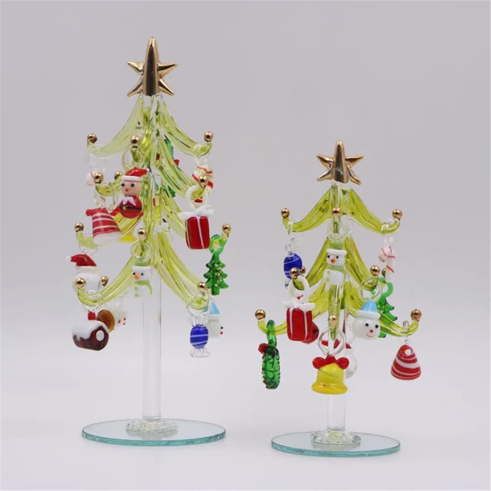 Special DIY HandBlown Lampwork Glass Tree for Christmas Ornaments