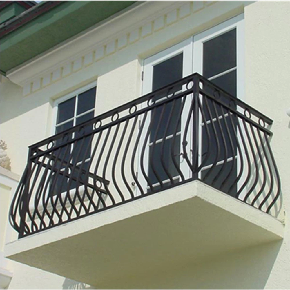 Перила на балкон фото Top-selling Wrought Iron Balcony Window Design - Buy Wrought Iron Window Designs