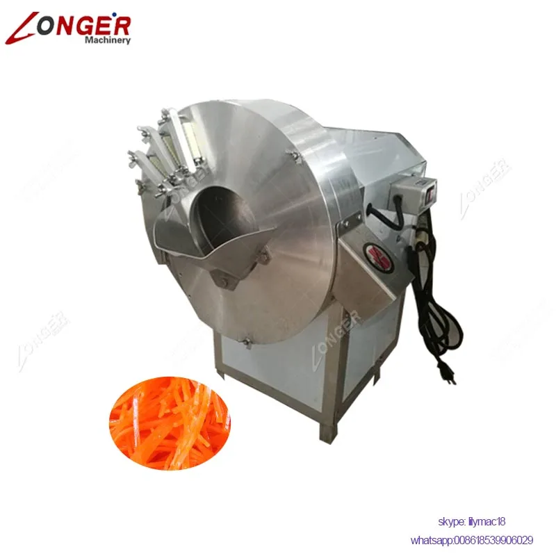 Large Automatic Vegetable and Fruit Papaya Shredder Shredding Machine With  800kg per hour 