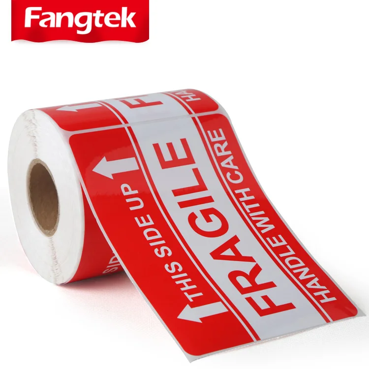 fragile labels roll