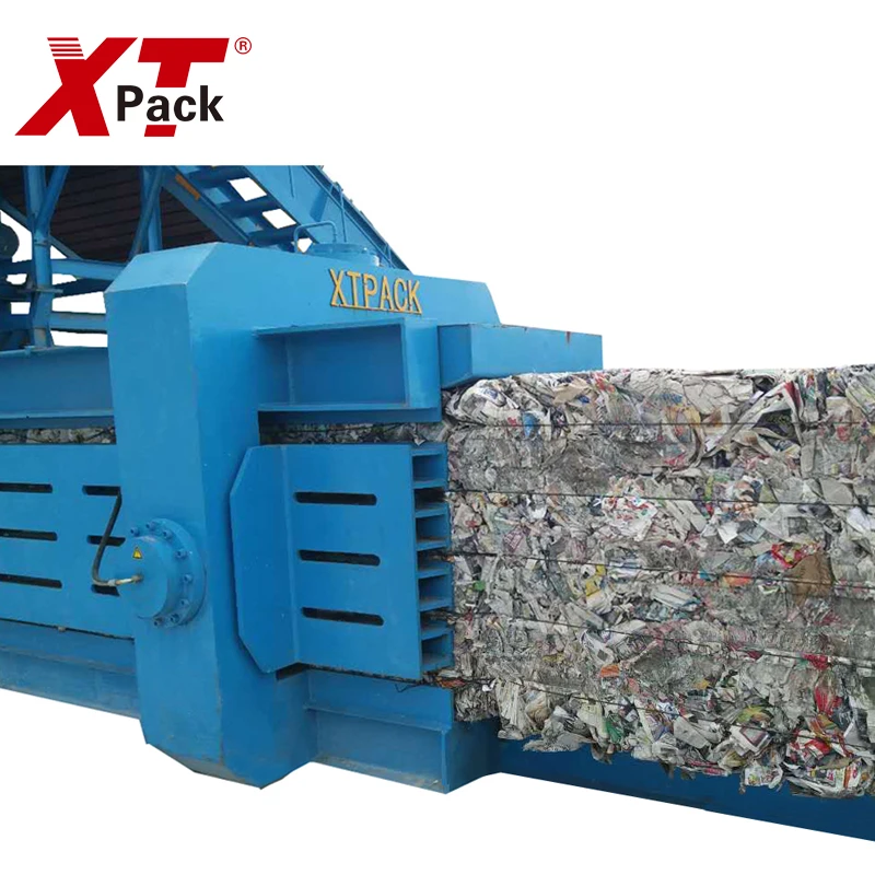 Standard Size Waste Paper Compression Machine Cardboard Baler Machine