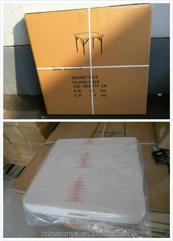 
 6 футов, складной стол, обеденный стол, низкая цена, пластиковый стол для улицы, 6 человек, Современный серый/черный Dia25; Dia19 ISO9001 200 кг  