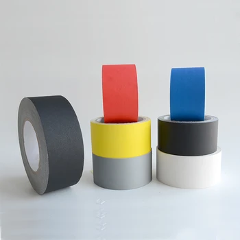 China wholesale OEM colorful vinyl matt gaffer tape for packing photo
