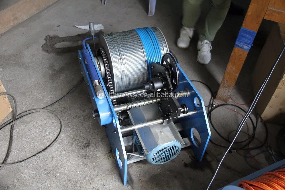 300m to 3000m Electric Winch Geophysics Borehole Logging Winch  Geo Mini Winch