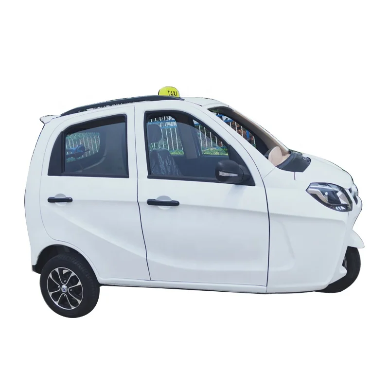 Электрический автомобиль, сертификация EEC, закрытый корпус для взрослых, 3 колеса, 4 места, Кондиционер