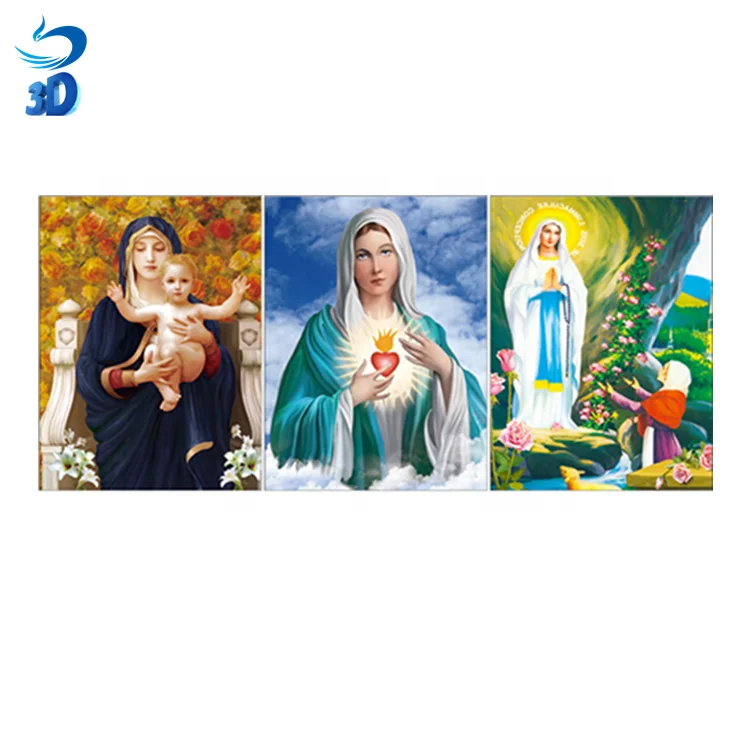 Unique Jesus Christ 3D Effect Pictures Flip 3d Lenticular Poster for Christian